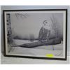 Image 1 : SNOW OWL LIMITED EDITION PASTEL PICTURE