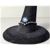 Image 1 : 20) NATURAL BEZEL SET ROUND MOONSTONE RING