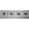 Image 2 : 4 SILVER DIMES 1967, 1965, 1964 & 1963
