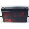 Image 1 : CSB SEALED LEAD ACID BATTERY 6V 7.2A NEW