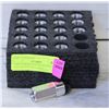 Image 1 : 19 PCS OD SILVER ALUMINUM JDM LUG NUTS WITH CAPS &