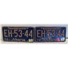 Image 1 : PAIR OF 1973 ALBERTA LICENSE PLATES