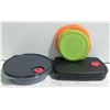 Image 1 : 2 TUPPERWARE STORAGE CONTAINERS W/ LIDS
