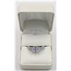 Image 1 : BEBOLD CZ SOLITAIRE PLATINUM PLATED SQUARE SHAPED