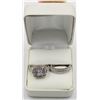 Image 1 : 2PCS SET COUPLE PRINCESS SQUARE DIAMOND STYLE