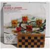 Image 1 : STOKES SNAKES & LADDERS DRINKING GAME W/ 4 SHOOTER