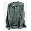 Image 1 : MENS GREY LONG SLEEVE POLO SHIRT 5XL NEW