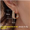 Image 2 : NEW MICRO INLAID CRYSTAL EARRINGS