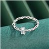 Image 2 : NEW SZ 7 4-CLAWED STYLE CRYSTAL RING