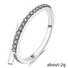 Image 2 : NEW SIZE 7 LADIES MICRO INLAID STYLE RING