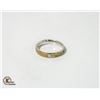 Image 1 : 10K & 925 RING TWO TONE STARBURST SIZE 6-1/2