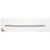 Image 1 : SILVER HEART BRACELET 7-1/2" 925