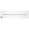 Image 1 : SILVER CURB CHAIN BRACELET SALLY ALEXANDRIA 7"
