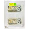 Image 1 : PAIR OF 1973 $1 BILLS