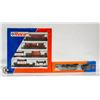 Image 1 : BOX OF 7 VINTAGE ROCO HO TRAIN CARS + LOCOMOTIVE