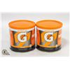 Image 1 : NEW 2 X 560G GATORADE ORANGE DRINK POWDER