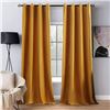 Image 1 : NEW MIULEE GROMMET PANEL CURTAINS 52" X 108"