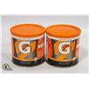 Image 1 : NEW 2 X 560G GATORADE ORANGE DRINK POWDER