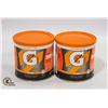 Image 1 : NEW 2 X 560G GATORADE ORANGE DRINK POWDER