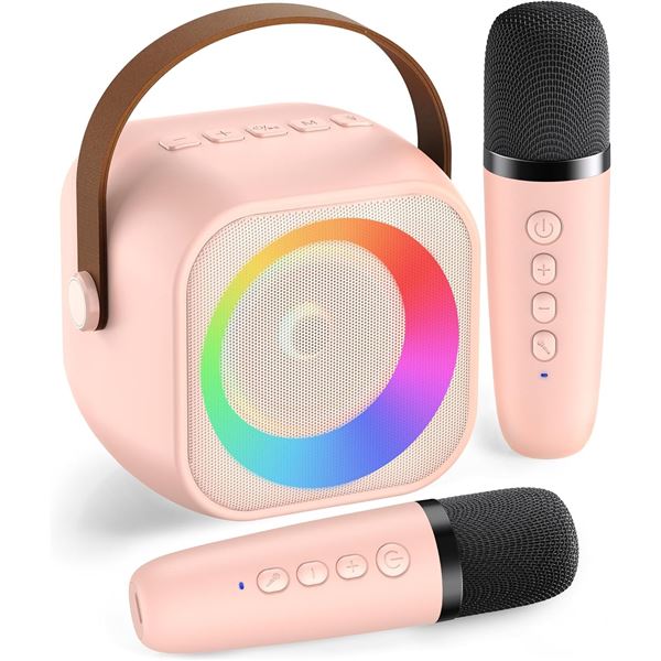 NEW K29 KARAOKE MACHINE WITH 2 MICROPHONES