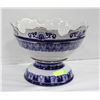 Image 1 : PUNCH BOWL COBALT & WHITE 15"