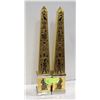 Image 1 : COLLECTABLE SET OF 2 EGYPTIAN "OBELISKS"