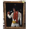 Image 1 : XL ELVIS VELOUR PAINTING NEEDS REPAIR 28.5" X 38"
