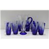 Image 1 : BEVERAGE SET COBALT BLUE  12 PC