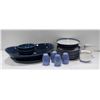Image 1 : DINNER SET PFALZGRAFF BLUE STRIPPED 25 PCS
