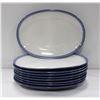 Image 2 : DINNER SET PFALZGRAFF BLUE STRIPPED 25 PCS