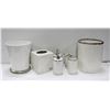 Image 1 : BATH VANITY SET NAUTICA WHITE SILVER TRIM 8 PC