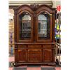 Image 1 : SOLID WOOD ORNATE CARVED BUFFET AND HUTCH
