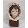 Image 1 : CYBIS PORCELAIN BUST "SNOW BUNTING" 10.5" TALL