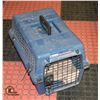 Image 1 : SMALL BLUE PLASTIC DOG KENNEL
