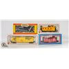Image 1 : 4 UNUSED HO SCALE ELECTRIC TRAIN CARS BACHMANN