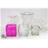 Image 1 : ASSORTED GLASS VASES