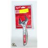 Image 1 : NEW MILWAUKEE 8" WIDE JAW ADJUSTABLE WRENCH