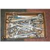 Image 1 : BAILIFF SEIZED: FLAT OF ASSORTED SIZE WRENCHES