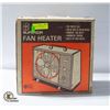 Image 1 : VINTAGE CANADIAN 9” FAN HEATER, IN ORIGINAL BOX