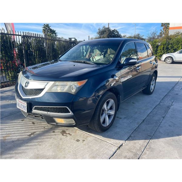 ACURA MDX 2012 T-2 DAYS