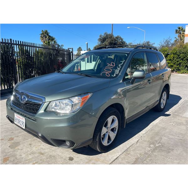 SUBA FORESTER 2016 T-REPO 2 DAYS