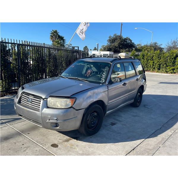 SUBA FORESTER 2008 SALV T/DONATION