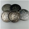 Image 1 : 1901 Morgan Silver Dollar (VG+) Set of 5