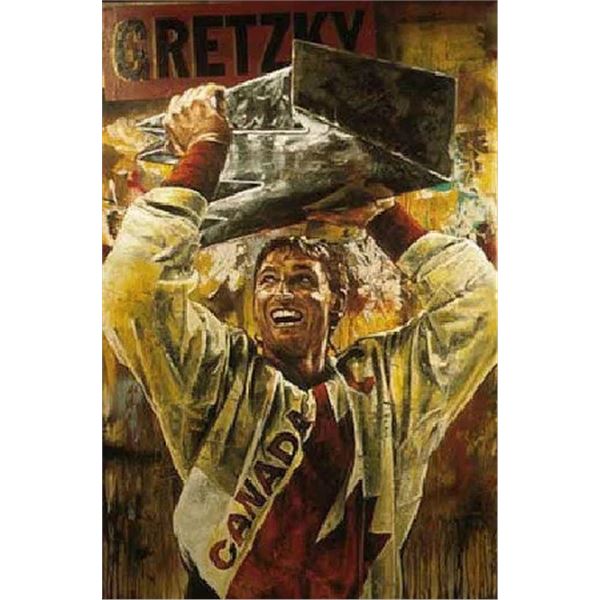 Wayne Gretzky Canada Cup by Stephen Holland