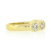 Image 6 : NEW Custom Made 18K Yellow Gold 1.21 ctw Bezel Diamond 5 Stone Wedding Band Ring