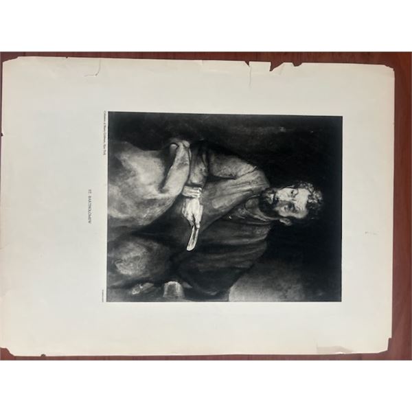 St. Bartholomew by Rembrandt