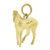 Image 4 : Vintage 14K Yellow Gold Detailed Polished 3D Horse Collectible Charm Pendant