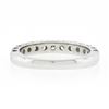 Image 7 : NEW 14k White Gold 1.03 ctw Round Prong Set Diamond Classic Wedding Band Ring