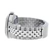 Image 8 : Rolex Mens Stainless Steel Diamond Lugs And Ruby Channel Set Diamond Datejust Wr