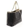 Image 3 : MCM Black Visetos Leather Striped Lion Shopper Bag